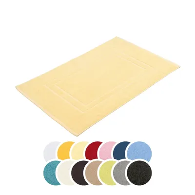 Immagine prodotto di tappetino da bagno darling, 100% cotone di alta qualità, serie Borkum, 650 gr/m², 50 x 70 cm, 60 gradi,  Oeko-Tex, asciugatura rapida, vaniglia