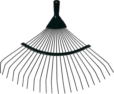 Image de Râteau a feuilles Strend Pro R119, 22 dents, 45 cm, en éventail, sans manche