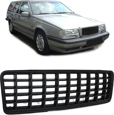 Produktbild von Sport Kühlergrill ohne Emblem Schwarz passend für Volvo 850 91-96