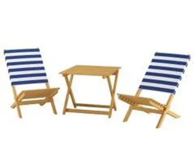 Produktbild von Klappstuhl Strandstuhl Anglerstuhl Gartenstuhl Zubehör wählbar V-10-351 Doppelpack mit Tisch