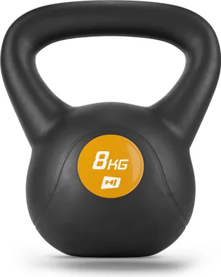Produktbild von Hop-Sport Činka Kettlebell | Vinylová činka 8kg | Hojdacia činka | Ergonomická rukoväť