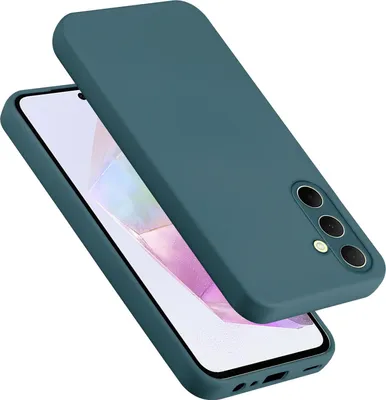 Produktbild von Cadorabo Hülle für Samsung Galaxy A35 Hülle Silikon Handyhülle Case aus flüssigem Silikon, Kratzfeste und stoßfeste Schutzhülle für Samsung Galaxy A35