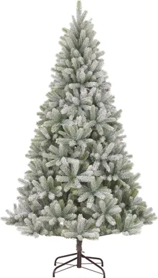 Image de Black Box Trees Nagoya Arbre de Noël artificiel - H120 x Ø79 cm - Vert avec aspect givré