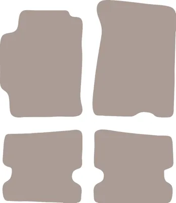 Immagine prodotto di Tappetini auto in velluto per Mazda MX-6 II coupé (1992-1997) - set di tappetini LUX beige (4 pezzi)