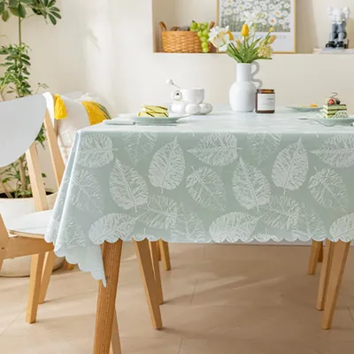Polyester Tischdecke, abwaschbar, wasserdicht, rechteckig, 140 x 140 cm