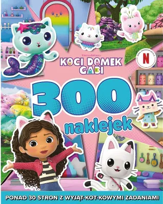 Zdjęcie produktu dla 300 naklejek. Koci Domek Gabi