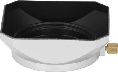 Produktbild von 37 mm Gegenlichtblende, quadratischer Schirm, Zubehör, Sonnenschutz für Digitalkameras, Silber