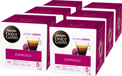 Image de Nescafé Dolce Gusto Espresso, Café, Capsule de café, paquet de 6, 6 x 16 capsules