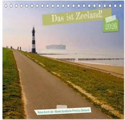 Obrázok produktu pre Toto je Zeeland! (Stolný kalendár 2026 DIN A5 na šírku), CALVENDO Mesačný kalendár