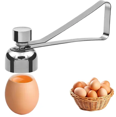 Eieröffner aus Edelstahl, Präzisionsschneider für Eier, 1 Stück