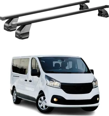 Produktbild von Menabo Dachträger Grundtäger für Opel Combo D 2011-2018 75kg Stahl Schwarz 2 tlg