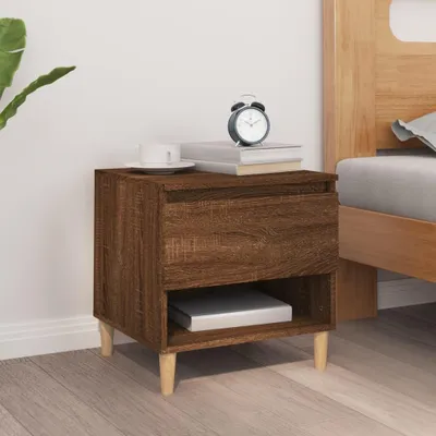 Obrázok produktu pre vidaXL Nočný stolík Brown Oak Optics 50x46x50 cm odvodený výrobok z dreva