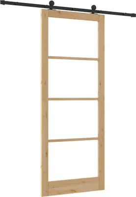 Obrázek produktu pro Posuvné dveře ORKDAL Přirozená a černá 93 x 232 cm
