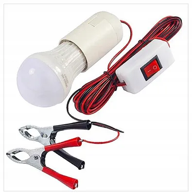 Obrázek produktu pro DBautomotive W4L43 LED dílenská lampa 12V s krokosvorkami
