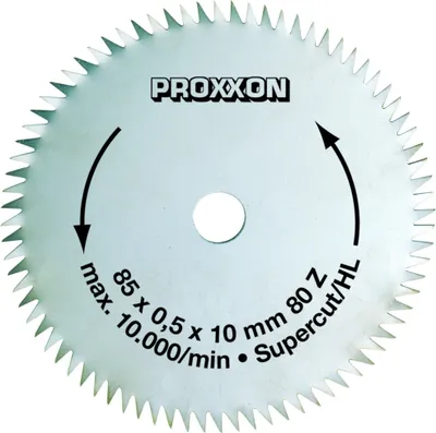 Image de Proxxon Kreissägeblatt Super-Cut, 85 mm, 80 Zähn, 28731