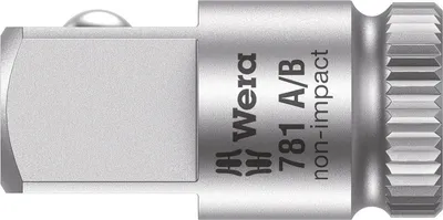 Produktbild von WERA Vergrößerungsstück 1/4" x 3/8" Stahl 25,2 mm