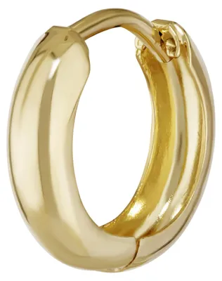 Produktbild von NKlaus einzelne runde Klappcreole, 333 Gelbgold, 12,2×3,2mm
