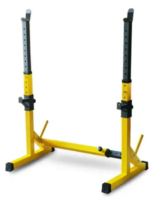 Image de Support de squat réglable - Rack de musculation multifonctionnel pour entraînement de force - Capacité maximale : 200 kg