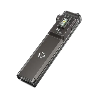 Produktbild von RovyVon Aurora E90 EDC dual-power 3500 Lumen LED Taschenlampe mit Seitenlicht - gunmetal