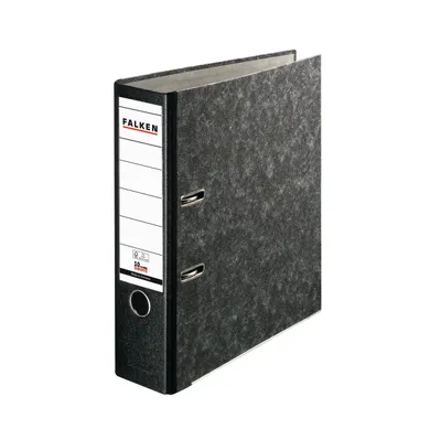 Produktbild von Falken Ordner Recycling Plus 11286523 DIN A4 80mm Papier sw