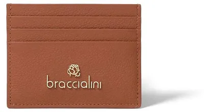 Produktbild von Braccialini Damen-Kreditkartenetui, Braun, Leder, elegantes, schlankes Design