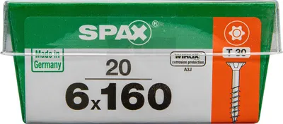 Produktbild von Spax Universalschrauben 6.0 x 160 mm TX 30 - 20 Stk.