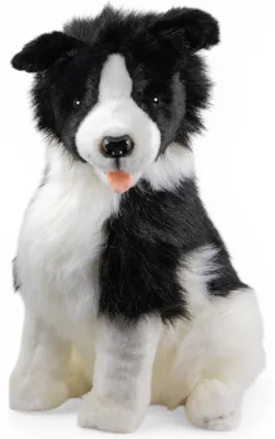 Obrázok produktu pre Carl Dick Border Collie, sediaci, cca 40 cm, plyšová hračka, plyšák, maznáčik 3785