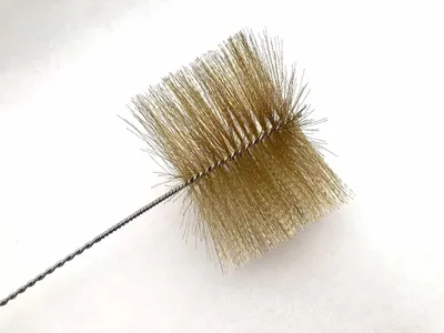 Produktbild von Rohrwischer 180mm Rohrbürste Stahldraht vermessingt 2m