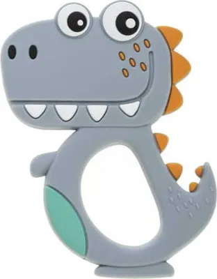 Zdjęcie produktu dla Gryzak silikonowy - Dino Grey / Bocioland
