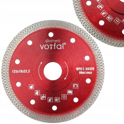 Produktbild von Vorfal Diamanttrennscheibe Feinsteinzeug Fliesen Keramik 125mm