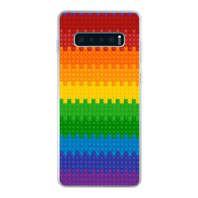 Produktbild von MuchoWow® Handyhülle Schutzhülle Hülle für Samsung Galaxy S10 Plus Patoon - Regenbogen Silikon Softcase Handy Hülle - Schutzhülle