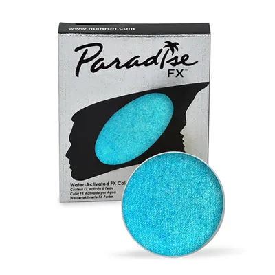 Imagen del producto de Mehron, recargas de maquillaje Paradise, 7g, color azul claro metálico