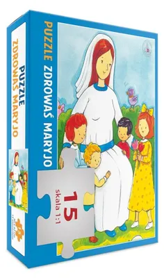 Zdjęcie produktu dla Puzzle Zdrowaś Maryjo 15 elementów dla dzieci 3+