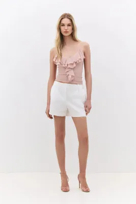 Produktbild von Trägerbluse mit Rüschen, Powder Pink, S