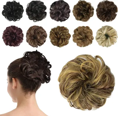 Produktbild von Haarteil dutt Haargummi Hochsteckfrisuren für Frauen