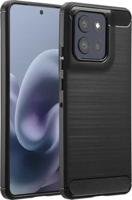 Obrázek produktu pro imoshion Kartáčovaný zadní kryt Motorola Moto G86 - černý