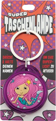 Produktbild von Super Taschenlampe f. Kinder CharakterMeerjungfrau