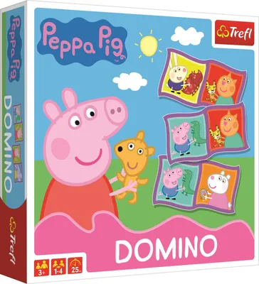 Zdjęcie produktu dla Trefl Świnka Peppa Domino Peppa