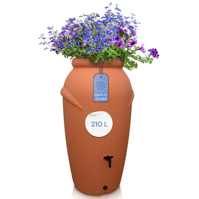 Produktbild von Regentonne 210/360/440 Liter - Amphore Design Terracotta / 210L
