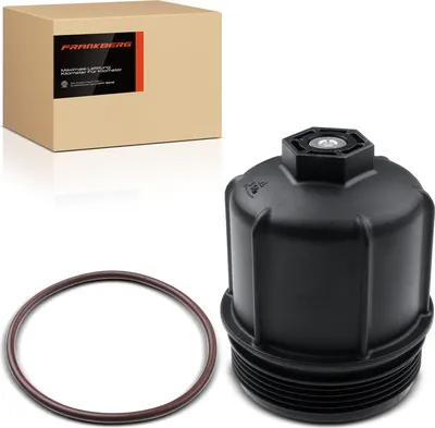 Immagine prodotto di Frankberg 1x coperchio dell'alloggiamento del filtro dell'olio per Audi A6 4G A8 4H A7 Sportback 2012-2018