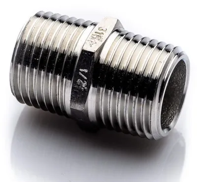 POLBERIS Nippel 1'' aus Edelstahl 316