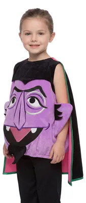 Produktbild von Sesame Street - Kostüm für Kinder ‘” ´Graf Zahl“, Halloween Set NS10303 (104) (Violett)