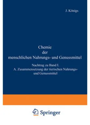 Immagine prodotto di Chemie der menschlichen Nahrungs- und Genussmittel