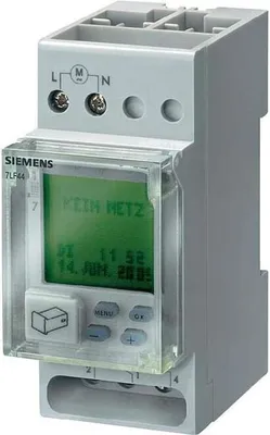 Produktbild von Siemens Hutschienen-Zeitschaltuhr digital 7LF4521-0 230 V/AC 16 A/250 V (7LF4521-0)