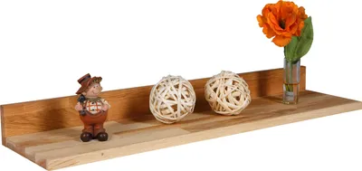 Produktbild von Wandregal Wandboard Holzregal Bücherregal Eiche Regal stabverleimt 60cm