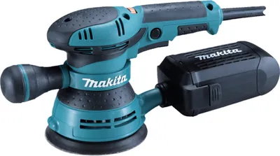 Produktbild von Makita BO5041 Profi-Elektro-Exzenterschleifer, 300 Watt, 125 mm Schleiffläche, variable Geschwindigkeit, Staubabsaugung