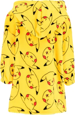 Zdjęcie produktu dla Bluza z kapturem Pokémon Pikachu dla dzieci | Bluza polarowa z kapturem i kieszenią | Przytulna bluza dla chłopców i dziewczynek, rozmiar: 116
