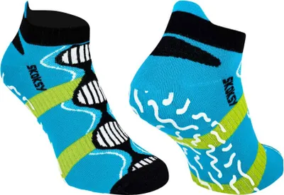 Produktbild von ZOOKSY - Rutschfest Yoga Socken aus Baumwolle (1 Paar) I Füßlinge für Damen und Herren I Ideal für Yoga, Pilates, Fitness I Stopper Tanzsocken I Stoppersocken Damen (E1)