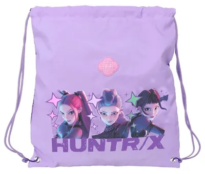 Zdjęcie produktu dla Plecak Safta K-pop Demon Hunters, fioletowy, 40 cm. Dziecięcy, fioletowy, jeden rozmiar