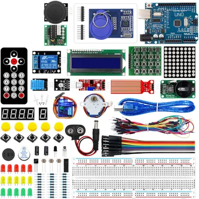 Produktbild von Starter Kit für Arduino UNO R3 RFID im Kunststoffkasten